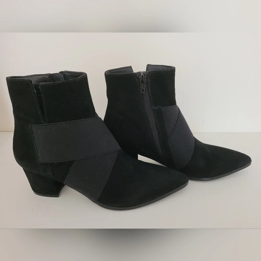 VANELI black ankle high boots - Picture 1 of 5